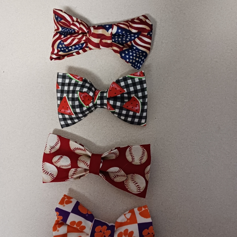 Hand Crafted Dog Bow Tie Clothing